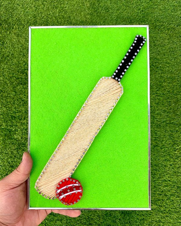 Bat Ball and Joy Unwrap the excitement with the ideal gift for cr... — anniversary gift string art handmade by Woody Strings