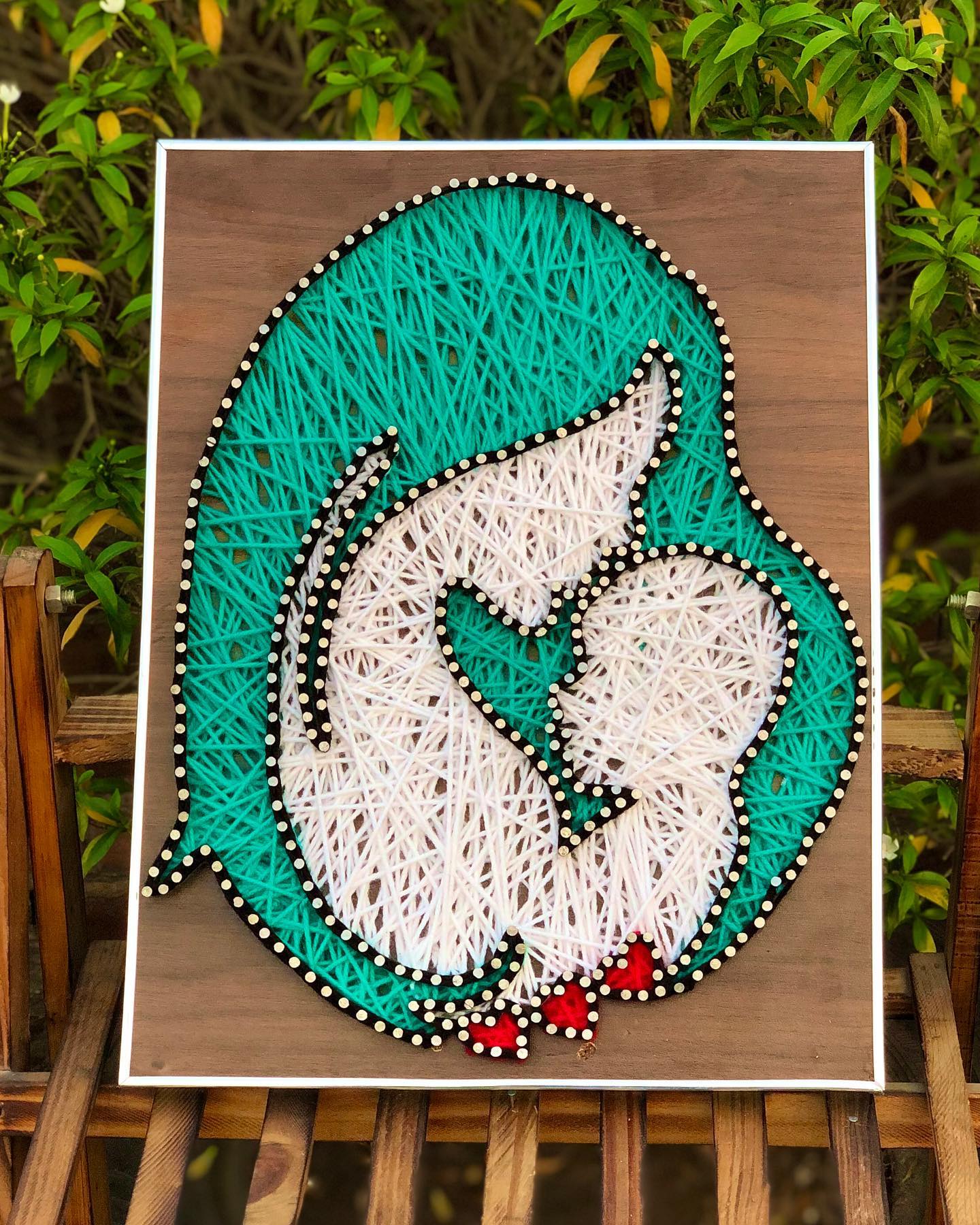 The best gift for all the new mamas out there — custom string art Pakistan handmade by Woody Strings Lahore Pakistan