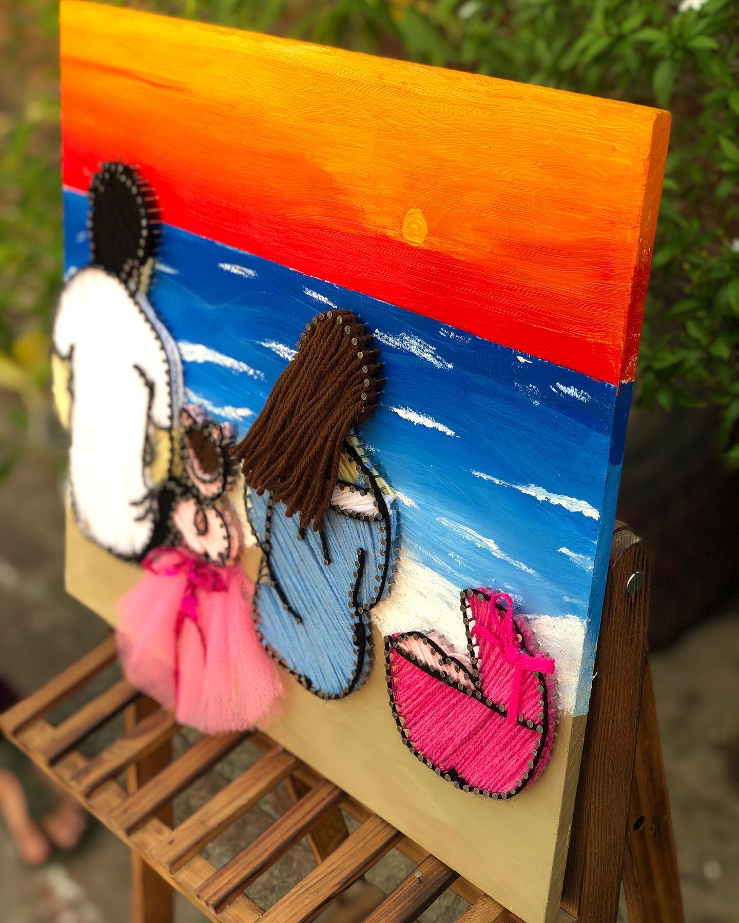 We can make your beautiful memories in string art — custom string art Pakistan handmade by Woody Strings Lahore Pakistan