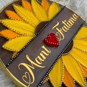 Sunflower Wedding & Anniversary Gift Frame
