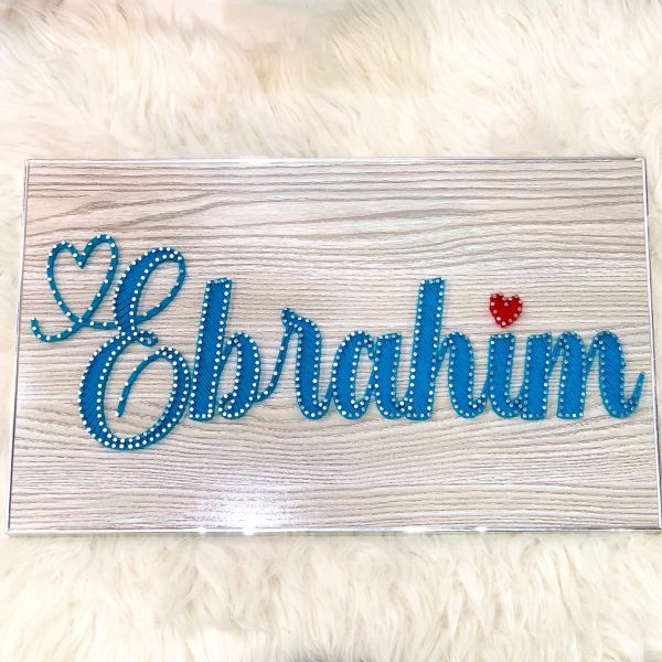 Create a lasting impression with a gorgeous custom string art nam... — handmade string art Pakistan | Woody Strings