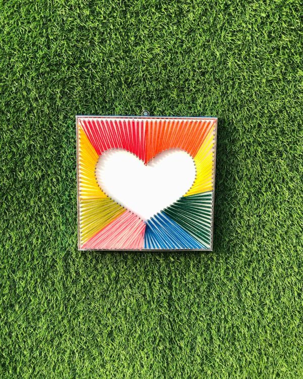 Express your love to your loved ones with our customised string a... — custom string art Pakistan handmade by Woody Strings L