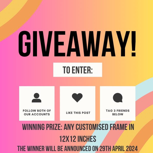 5k Followers Celebration Giveaway — anniversary gift string art handmade by Woody Strings Lahore Pakistan