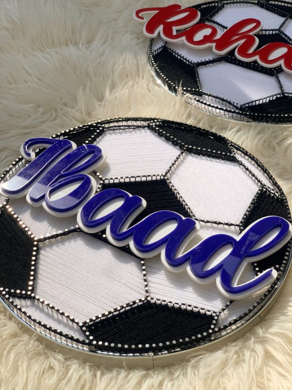 Custom Football Name Frame (12 inch)