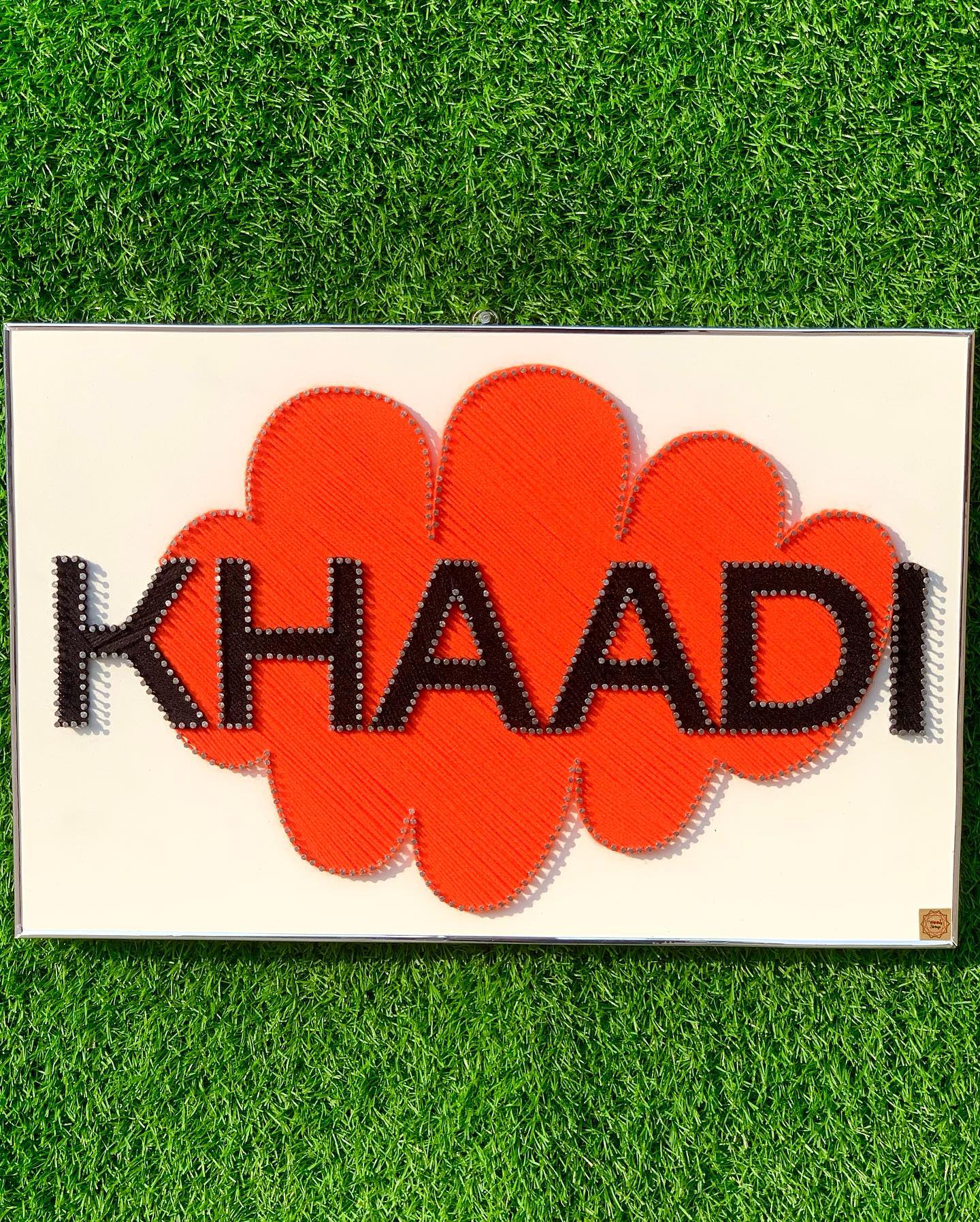 Get your business logosname plates or customised frames in string... — custom string art Pakistan handmade by Woody Strings L