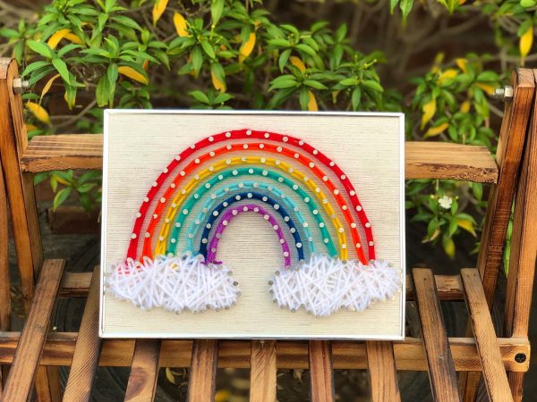 The greater your storm — custom string art Pakistan handmade by Woody Strings Lahore Pakistan