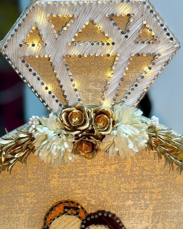 Just look at the DETAILS — anniversary gift string art handmade by Woody Strings Lahore Pakistan