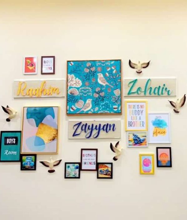 We just love it when our clients share pictures of their spaces d... — custom string art Pakistan handmade by Woody Strings L
