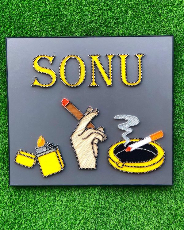 Such a unique way to express your love — custom string art Pakistan handmade by Woody Strings Lahore Pakistan
