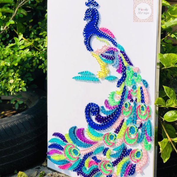 Why blend in when you were born to stand out — custom string art Pakistan handmade by Woody Strings Lahore Pakistan