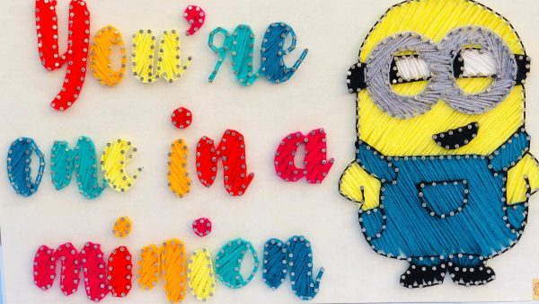 Youre one in a minion — custom string art Pakistan handmade by Woody Strings Lahore Pakistan